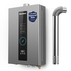Tankless Water Heater, Novieex On Demand Water Heater Propane Gas, Up to 4.75 GPM, 100000 BTU Instant with LED Display, Indoor Installation, 2-4 Point Use for Family Bathroom Kitchen