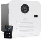 RV Water Heater, 60,000 BTU On-Demand Instant Tankless Hot Water Heater, 15"×15" White Door, 12V DC LPG Propane with Constant Temp & Anti-Freezing, CSA Certified for Camper Travel Trailer